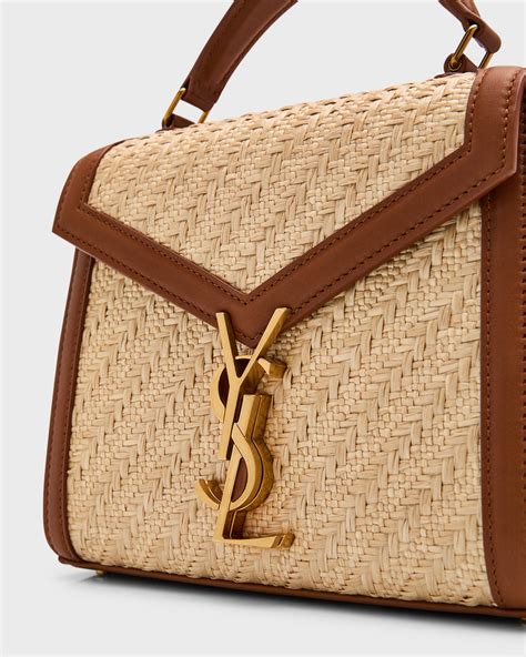 ysl cassandra mini raffia|ysl cassandre wallet.